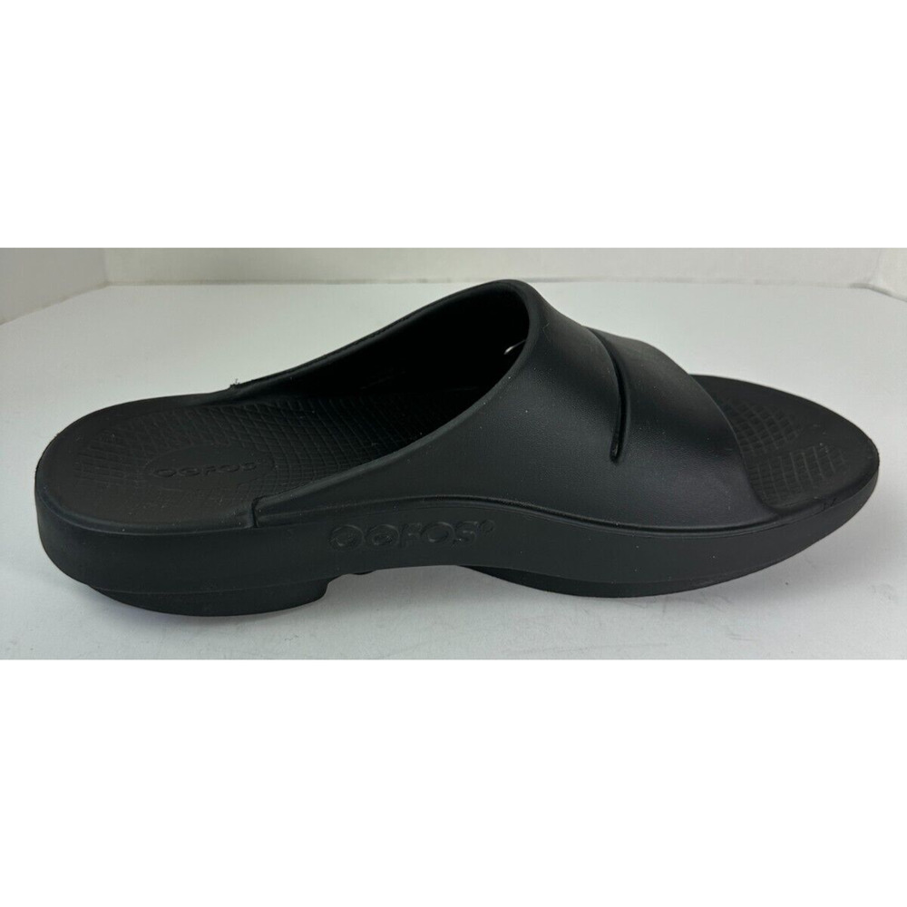 OOFOS OOahh Recovery Slides Black Slip On Sandals Mens Size 11 Women’s 13 Unisex - Picture 7 of 11